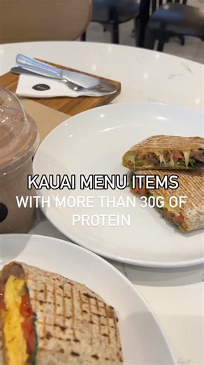 Our menu items are packed with protein for you to enjoy!🥩 #KauaiGlobal | KAUAI
