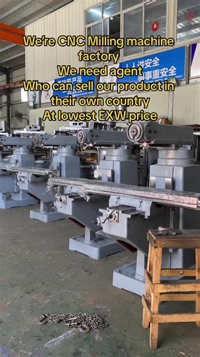 We’re CNC Milling machine factory in China. We need agent who can sell our product in their own country.#fyp #foryou #foryoupage #cnc #cncmachine #cncmachines #cncmillingmachine #machines #tools #technology #factory #facts #plants #wholesale #agency #dealer #distributor #cooperation #export #viral #exw