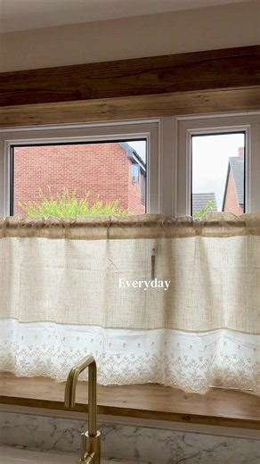 My café curtain collection through the seasons 🤎 #cafecurtain #cottagecore #cottage #autumn #christmas