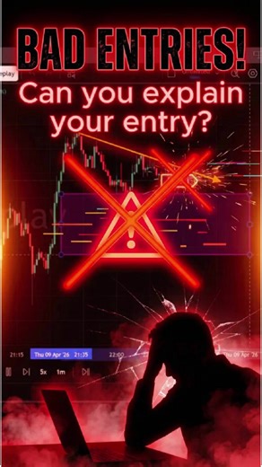 You think you’re trading… but you’re actually guessing. And that’s why it keeps failing. No reason = no trade. So be honest— can you explain your last entry? #trading #forex #daytrading #tradingtips #fyp