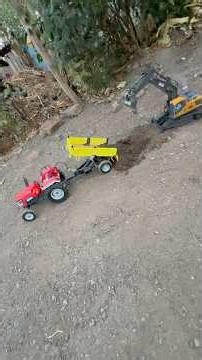 Trolley Ko JCB Kali Kar Di💥 Remote Controlled Toys | Tractor Loevrs | The UK Unboxer