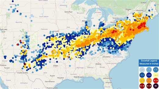 Winter storm Fern recap: How much snow, ice in South, Midwest, Northeast