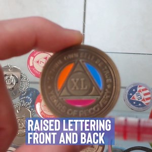 Watch AA Recovery Chip 1-60 Years with Third Step Prayer on Back on Amazon Live