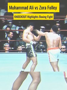 Muhammad Ali vs Zora Folley #boxing #muhammadali | Boxing USA