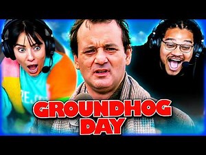 GROUNDHOG DAY (1993) Made Us Feel EVERYTHING!! First Time Watching | Bill Murray Classic
