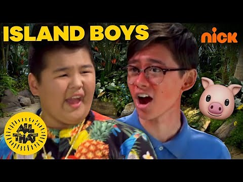 The Stranded Island Boys Find A Pig 🐷 | All That