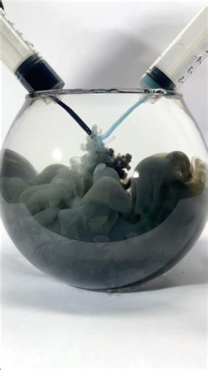 Satisfying Ink Drop Experiment 💧 #relaxing #pianomusic #satisfying #inkart #colormixing