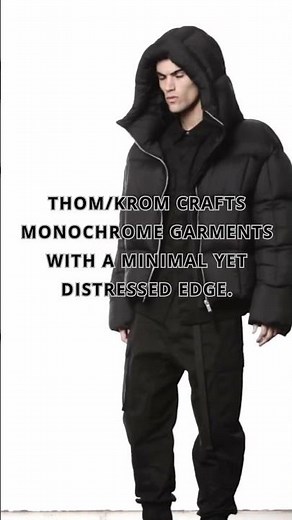 THOM KROM – MINIMALIST MENSWEAR WITH MAXIMUM INTENT | MONO-KROM GALLERY