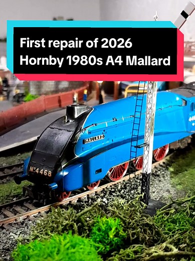 Repairing a Classic 1980s Hornby A4 Mallard Model