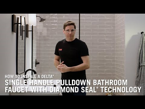 How to Install a Delta® Single Handle Pulldown Bathroom Faucet with Diamond Seal® Technology