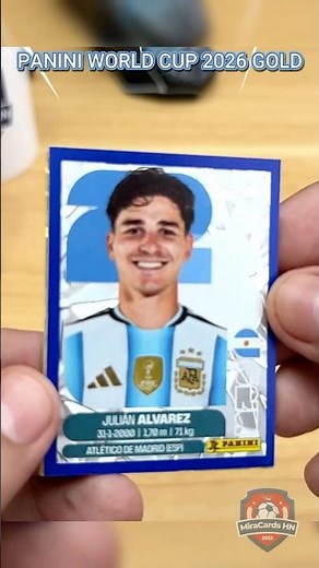 ¡Imposible de creer! Este sobre GOLD es una locura 🤯 #panini #worldcup #messi