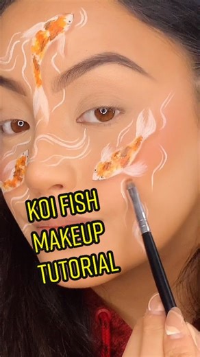 Koi Fish Makeup Tutorial - Transform Into a Beautiful Fish