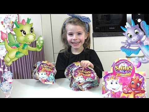 Safiras Elementdrachen mit Funkelstein ♥ 8 Drachen-Päckchen ♥ Unboxing Blind Bags