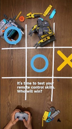 Which Robot will win this game? #remotecontrol #game #buildingtoys #kidsfun #diy