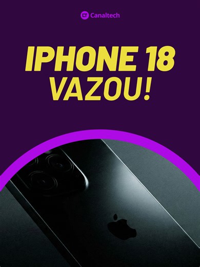 A Apple não para! 🍎 O iPhone 18 Pro promete sumir com os sensores da tela e trazer câmeras de outro mundo. A prototipagem já começou. Você trocaria o seu atual por esse? Conta aqui! #tech #apple #celular #curiosidades #futuro