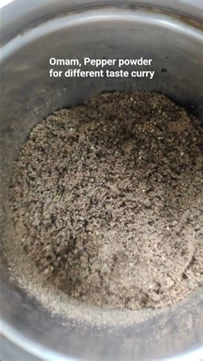 Omam, Pepper powder for different taste curry #shorts #shortsfeed