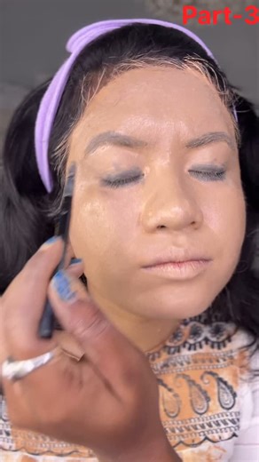 Sathi Das on Instagram: "Foundation cutting makeup tutorial part-3 #makeuptutorial #foundationcutting #sathimakeup"