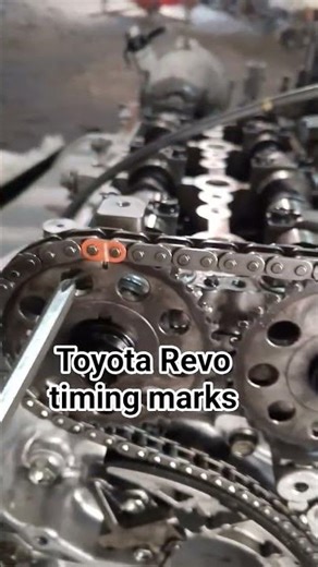 Toyota Revo 1GD Engine timing marks