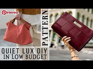 Easy Genius Sewing🤩How to Sew Top Brand's Bags at Home in a Few Hours ✅PDF Patterns