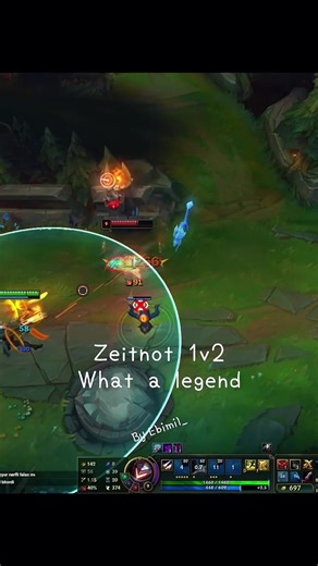 Insane 1v2 Play in League of Legends