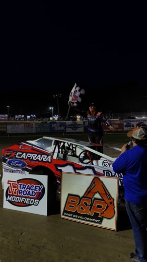 Matt Caprara wins the Tracey Road DIRTcar Modified Feature! | Fulton Speedway