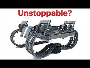 Worlds first Hubless Tank! Lego Technic! 4K