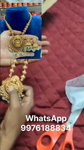 jewellery collection set order in Whatsapp 9976188834