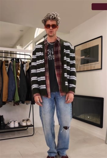 Comfy Grunge Outfit | Cozy Rock Style