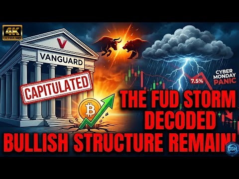 Vanguard Buys Bitcoin ETFs! | The "FUD Storm" & Market Crash Decoded