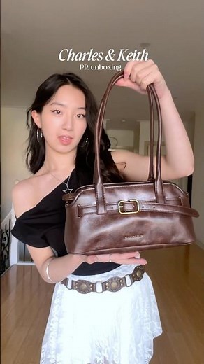 Unboxing Charles & Keith’s 2025 fall collection ✨ #charlesandkeith #unboxing #falloutfits #ootd