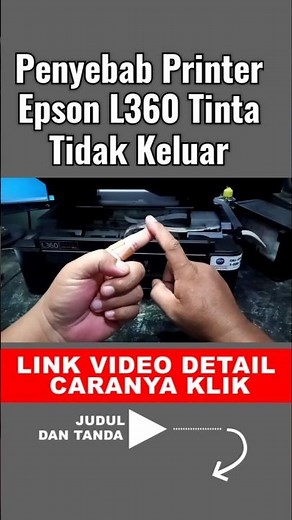 How to Fix an Epson L360 Printer with No Ink