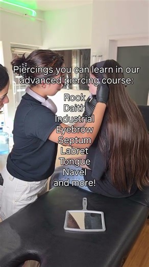 If you’re ready to take your piercing skills to the next level then our advanced course is for you!
