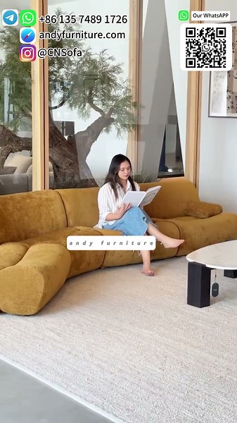 Bamboo Joint Sofa – Unique Form, Timeless Comfort