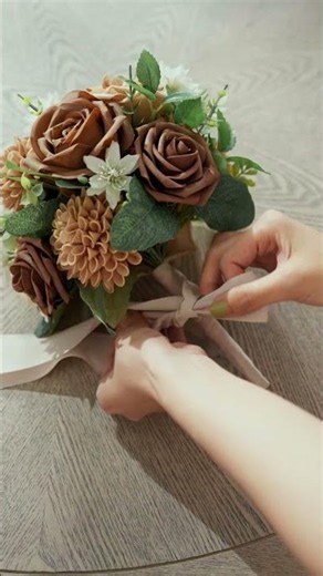 From gathered florals to refined—just add satin ribbon