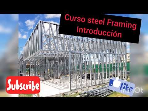 Curso de Steel Framing 🏠🐶 introducción les muestro y explico el sistema en obra para q lo ENTIENDAN
