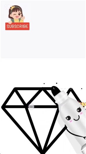 How to Draw a 💎Diamond Easy