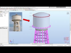 05_Robot Structural Analysis | Elevated Water Tank