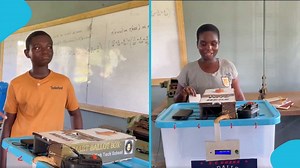 "Real genius": Students at Obuasi SHTS build AI-powered ballot box