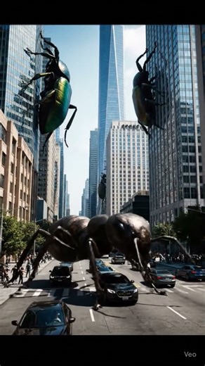 What If Insects Were the Size of Humans? 🐜😱 #insects #aishorts #science