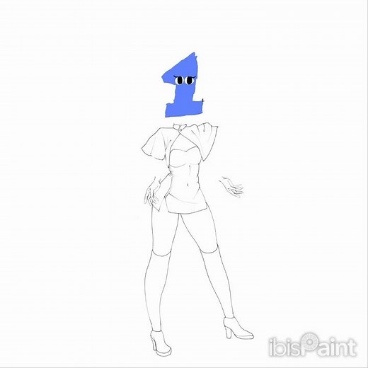 I made one bfdi but human!!!