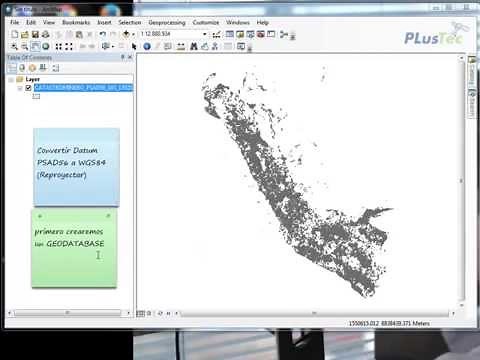 ArcGIS - PSAD56 a WGS84