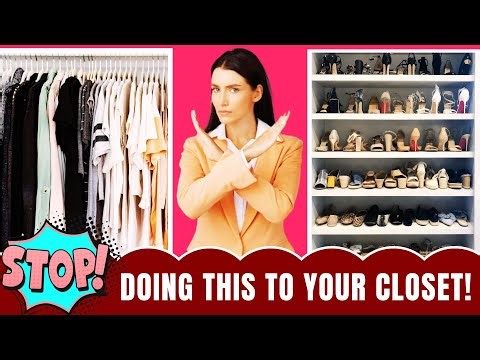 10 BIGGEST Wardrobe Organizing Mistakes That RUIN Your Closet Space