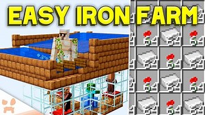 Minecraft 1.19  IRON FARM Tutorial | Easy, Efficient