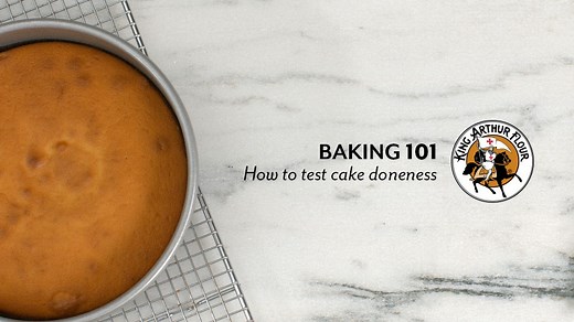 You’ve mixed up your cake batter, poured it in pans, and now it’s baking. Find out how to tell for sure when it’s ready to come out of the oven. With our tips, you’ll avoid gooey underbaked cakes and dry overbaked cakes. Watch our tip video to see how it’s done, and check out how the finished result should look. For more quick baking tips and tricks, subscribe to our video channel: http://bit.ly/YTkaf Remove your cake from the oven. Insert a toothpick or skewer into the center of your cake. If i