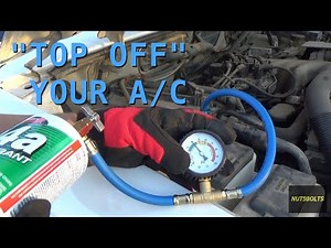 How to "Top Off" Your Vehicle's A/C (With Self-Sealing Cans)