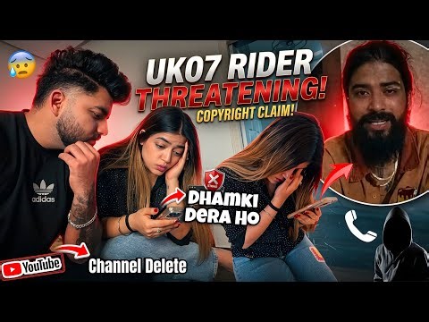 @TheUK07Rider Ne De Dhamki🤬Video Delete Kr