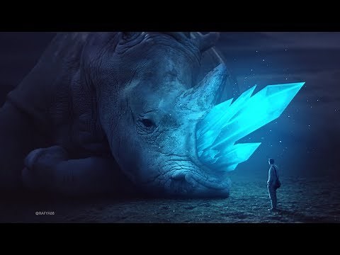 Glowing Rhino Photo Manipulation Effect Photoshop Tutorial