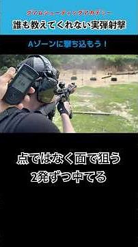 [Real Firearm] The thrill of a 1mm difference! Rifle shooting: Hitting the A-zone in seconds [Liv...