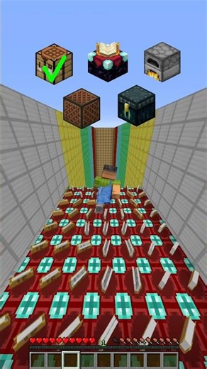 This fall mechanic broke my world #minecraft #gaming #shorts