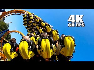 Dominator Roller Coaster Back Seat POV 4K Kings Dominion Amusement Park Virginia